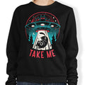 Kitty Alien Encounter - Adult & Kids T-Shirts, Sweatshirts & Hoodies apparel design preview 1
