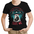 Kitty Alien Encounter Youth Apparel - Adult & Kids T-Shirts, Sweatshirts & Hoodies apparel design preview 1
