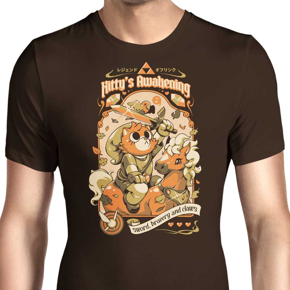 Kitty's Awakening Men's Apparel - Adult & Kids T-Shirts, Sweatshirts & Hoodies apparel design preview 1