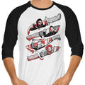 Knife Killers 3/4 Sleeve Raglan - Adult & Kids T-Shirts, Sweatshirts & Hoodies apparel design preview 1