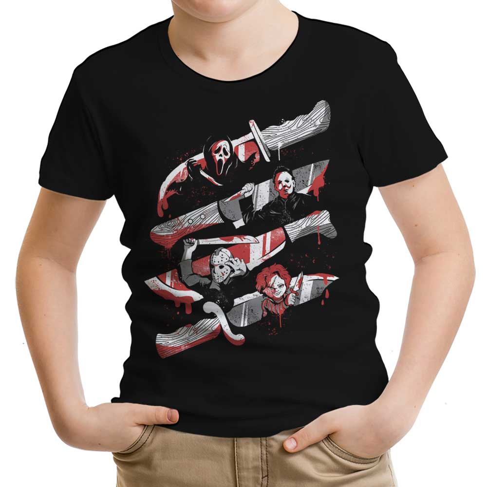 Knife Killers Youth Apparel - Adult & Kids T-Shirts, Sweatshirts & Hoodies apparel design preview 1