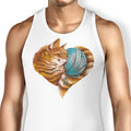 Knitting Kitten Love Tank Top - Adult & Kids T-Shirts, Sweatshirts & Hoodies apparel design preview 1