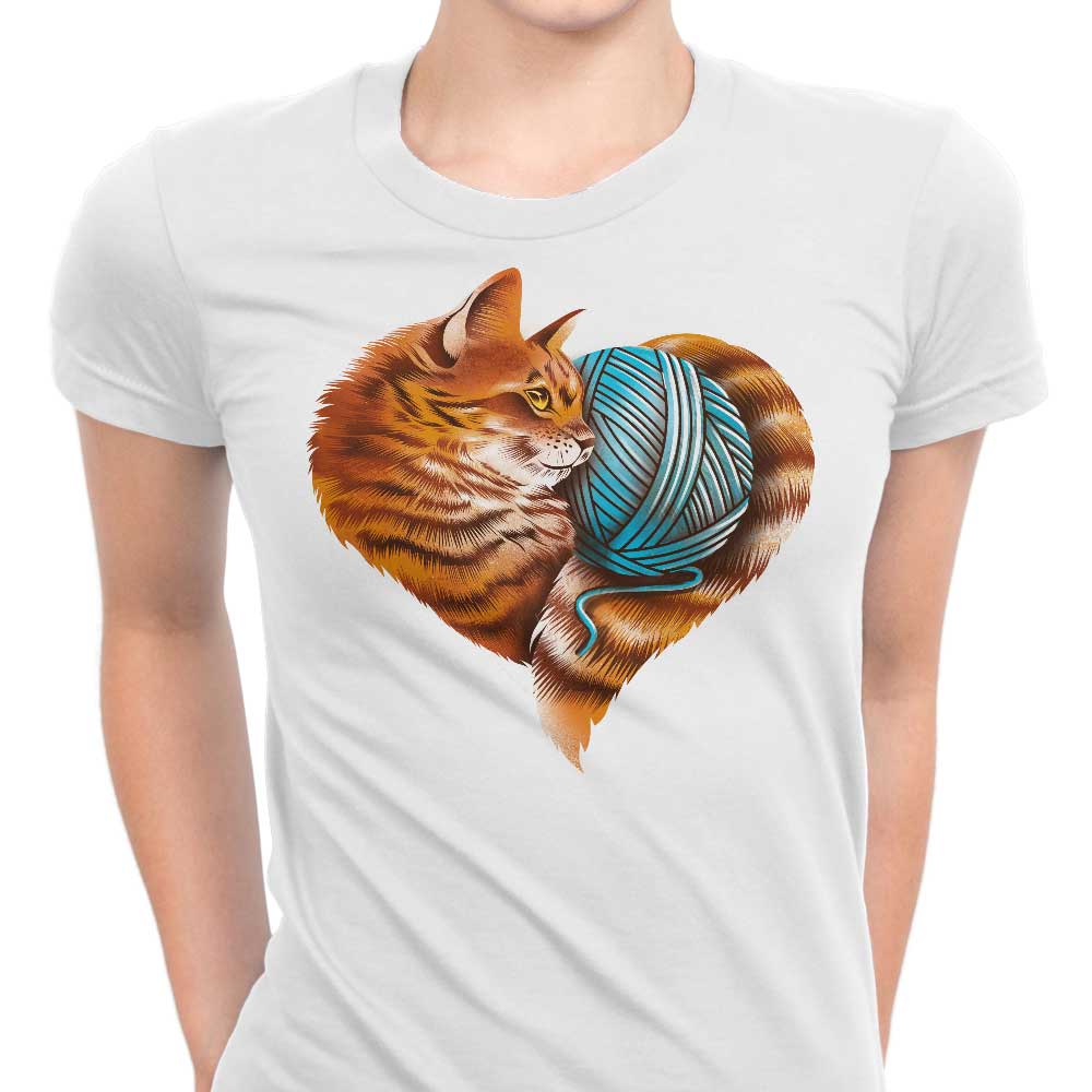 Knitting Kitten Love Women's Apparel - Adult & Kids T-Shirts, Sweatshirts & Hoodies apparel design preview 1