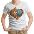 Knitting Kitten Love Youth Apparel - Adult & Kids T-Shirts, Sweatshirts & Hoodies apparel design preview 1