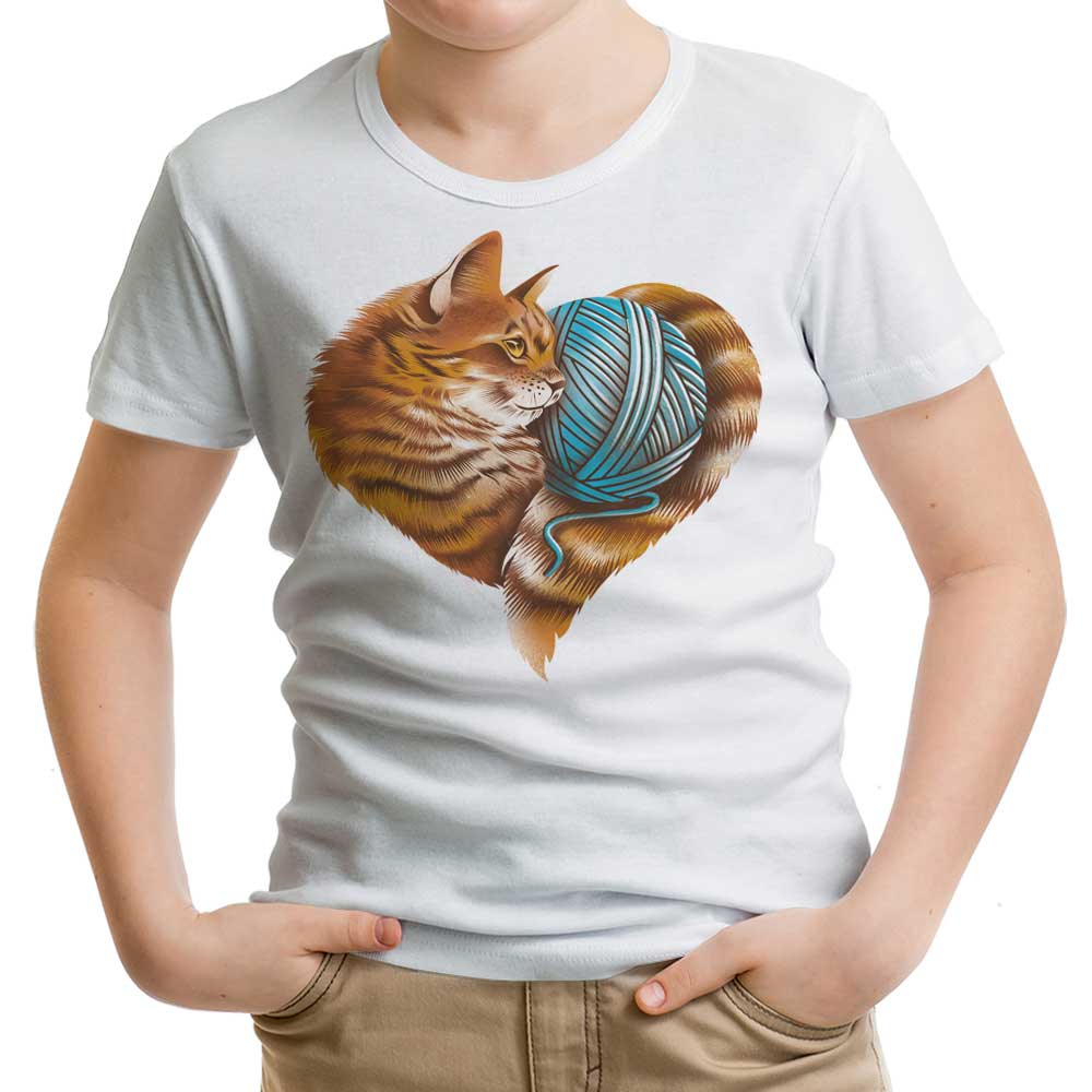 Knitting Kitten Love Youth Apparel - Adult & Kids T-Shirts, Sweatshirts & Hoodies apparel design preview 1