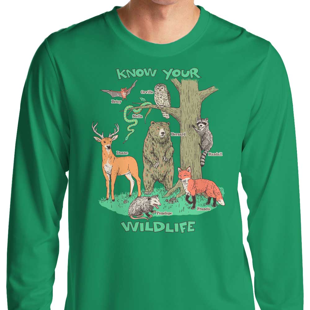 Know Your Wildlife - Adult & Kids T-Shirts, Sweatshirts & Hoodies apparel design preview 1