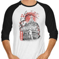 Koholint Sumi-e 3/4 Sleeve Raglan - Adult & Kids T-Shirts, Sweatshirts & Hoodies apparel design preview 1