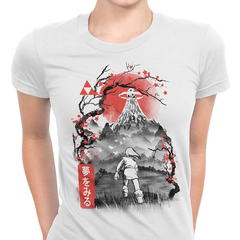 Koholint Sumi-e Women's Apparel - Adult & Kids T-Shirts, Sweatshirts & Hoodies apparel design preview 1