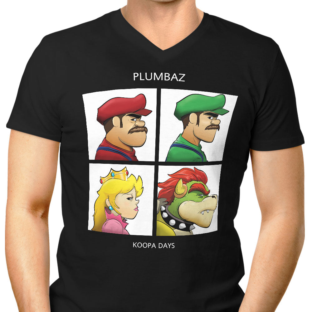 Koopa Days Men's V-Neck - Adult & Kids T-Shirts, Sweatshirts & Hoodies apparel design preview 1