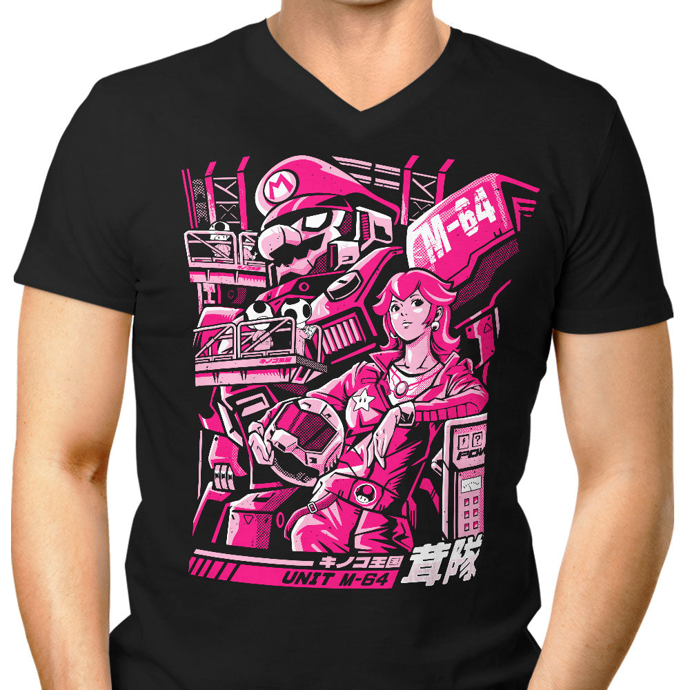 Koopa Destroyer Men's V-Neck - Adult & Kids T-Shirts, Sweatshirts & Hoodies apparel design preview 1