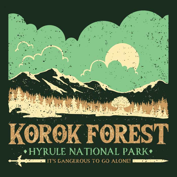 Korok National Park Women's Apparel - Adult & Kids T-Shirts, Sweatshirts & Hoodies apparel design preview 2