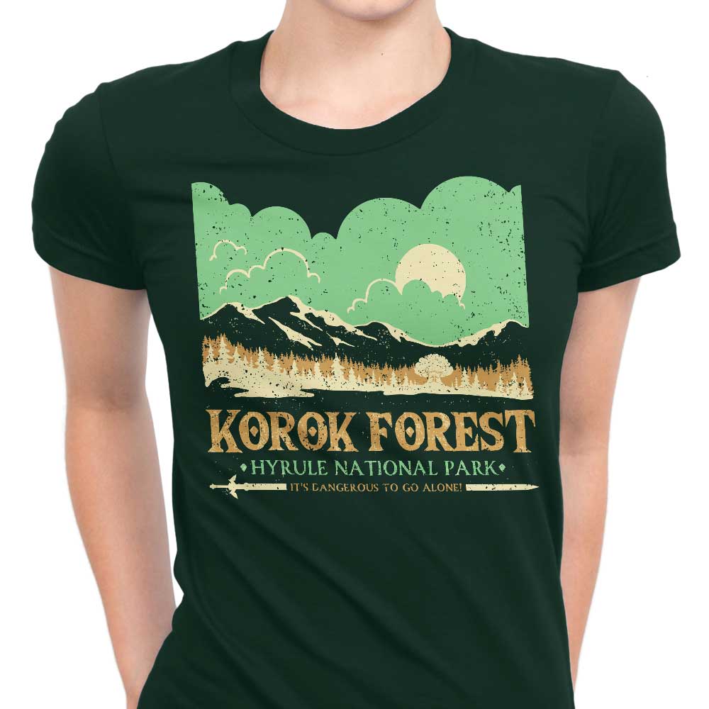 Korok National Park Women's Apparel - Adult & Kids T-Shirts, Sweatshirts & Hoodies apparel design preview 1