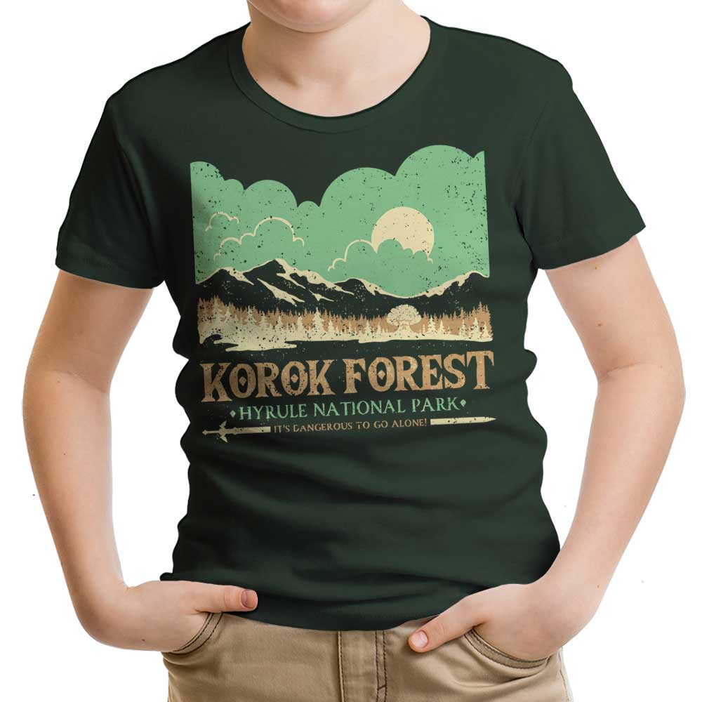 Korok National Park Youth Apparel - Adult & Kids T-Shirts, Sweatshirts & Hoodies apparel design preview 1