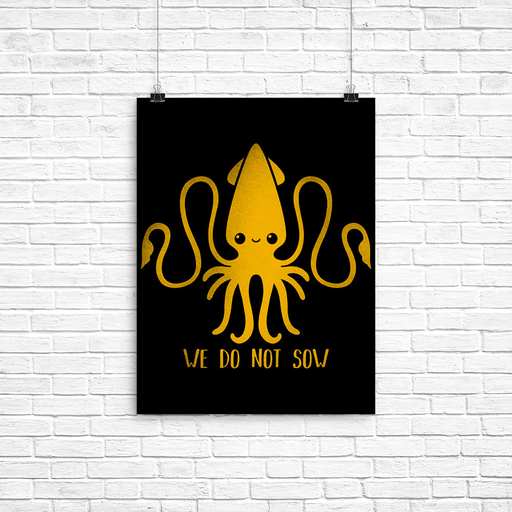 Kraken Kawaii Poster - Adult & Kids T-Shirts, Sweatshirts & Hoodies apparel design preview 1