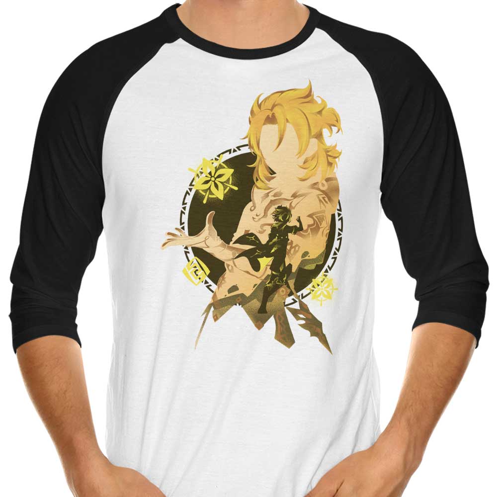 Kreideprinz Albedo 3/4 Sleeve Raglan - Adult & Kids T-Shirts, Sweatshirts & Hoodies apparel design preview 1