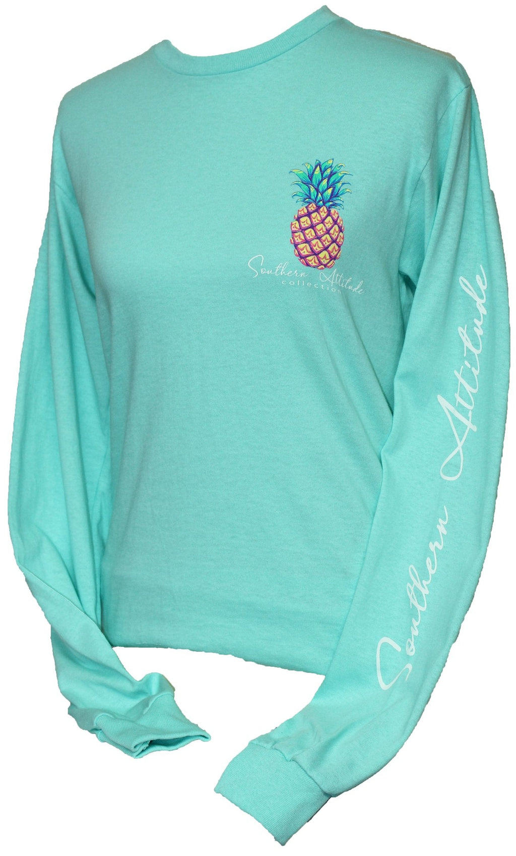 Southern Attitude Preppy Rough Pineapple - Adult & Kids T-Shirts, Sweatshirts & Hoodies apparel design preview 2