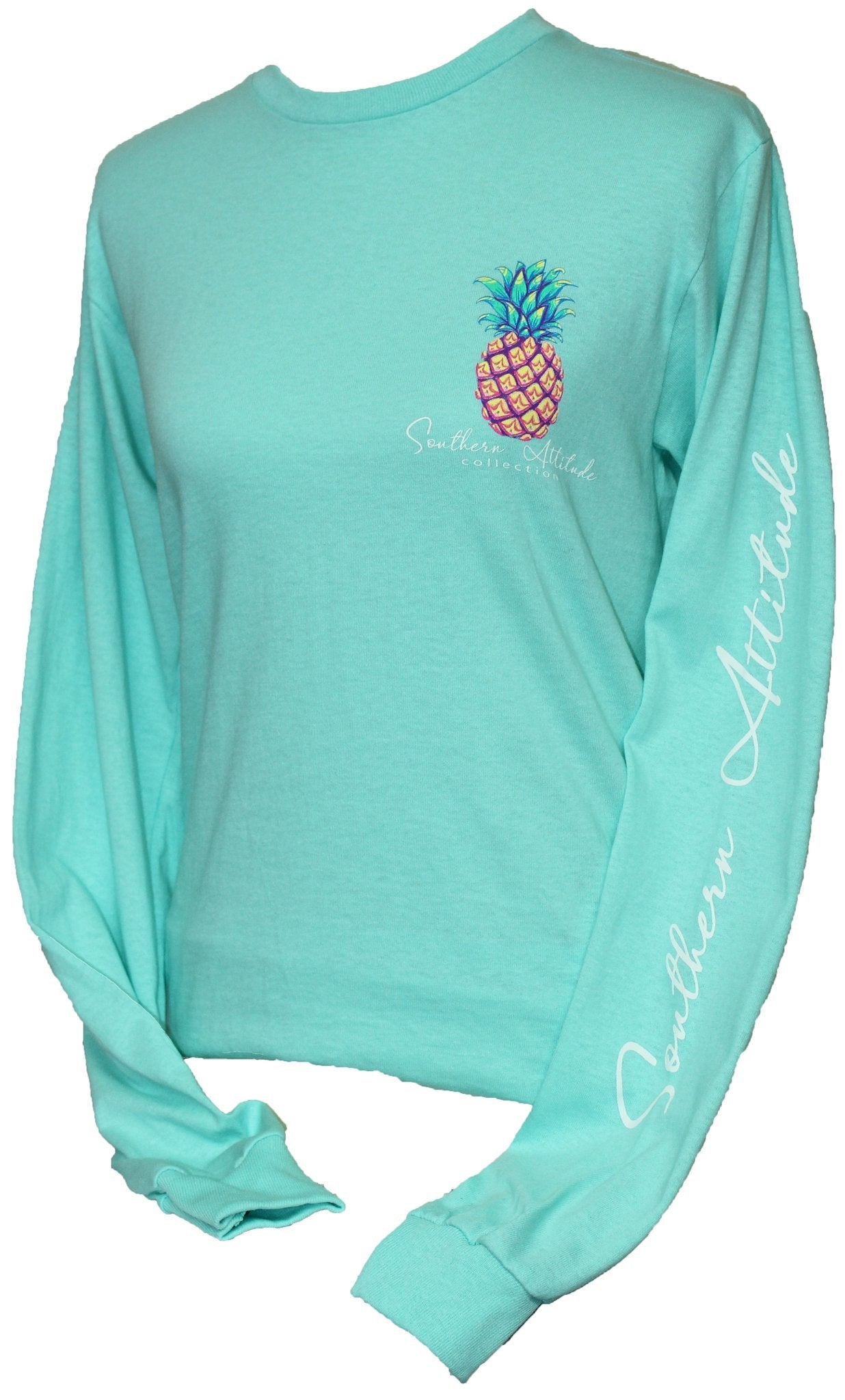 Southern Attitude Preppy Rough Pineapple - Adult & Kids T-Shirts, Sweatshirts & Hoodies apparel design preview 2
