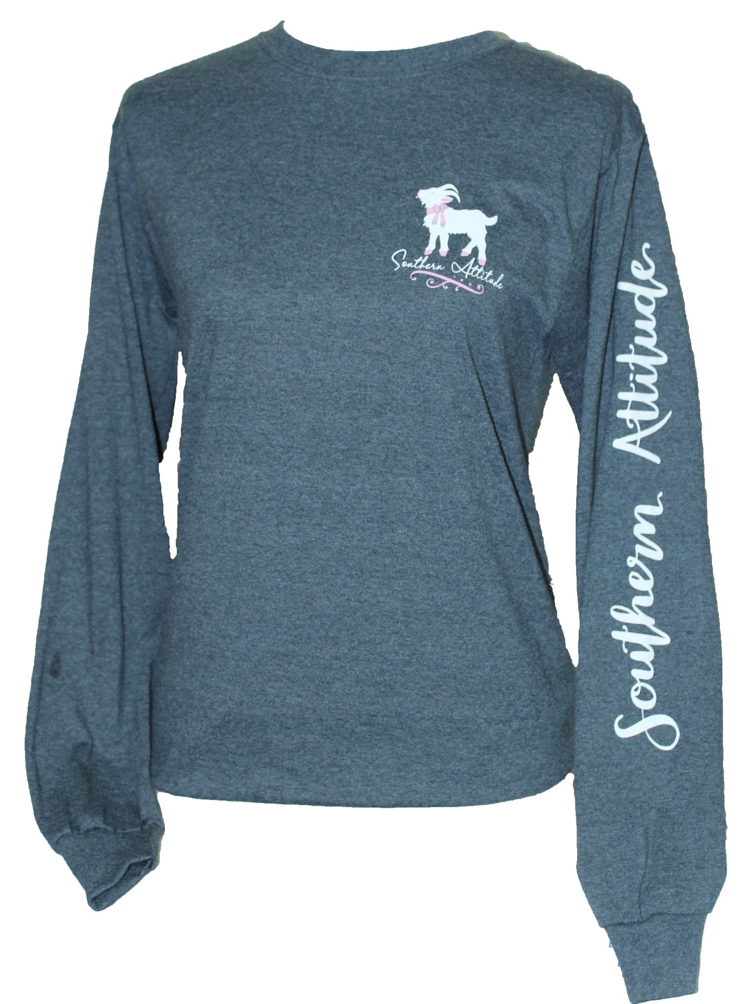 Southern Attitude Preppy 2 Goats Past Normal - Adult & Kids T-Shirts, Sweatshirts & Hoodies apparel design preview 2
