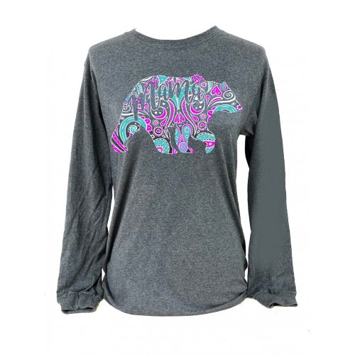SALE Southern Attitude Preppy Paisley Mama Bear Front - Adult & Kids T-Shirts, Sweatshirts & Hoodies apparel design preview 1