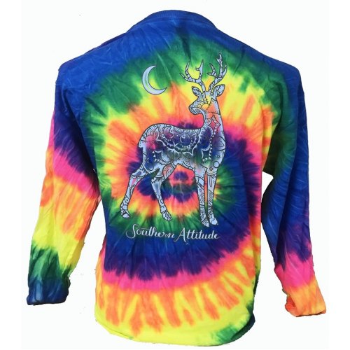 Southern Attitude Tortuga Moon Mandala Dream Deer - Adult & Kids T-Shirts, Sweatshirts & Hoodies apparel design preview 2