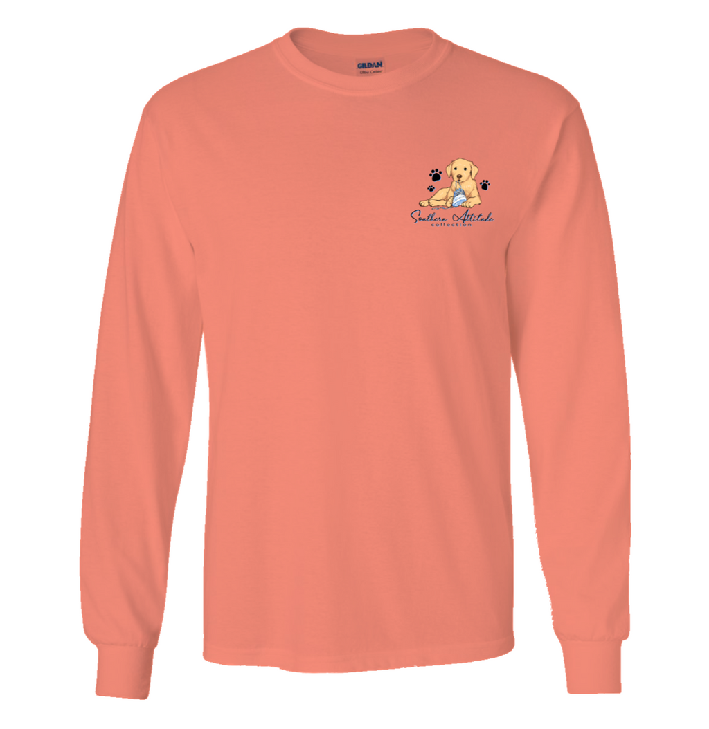 Southern Attitude Preppy Life's Better With Dogs - Adult & Kids T-Shirts, Sweatshirts & Hoodies apparel design preview 2