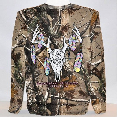 Sale Country Life Southern Attitude Bone Realtree - Adult & Kids T-Shirts, Sweatshirts & Hoodies apparel design preview 2
