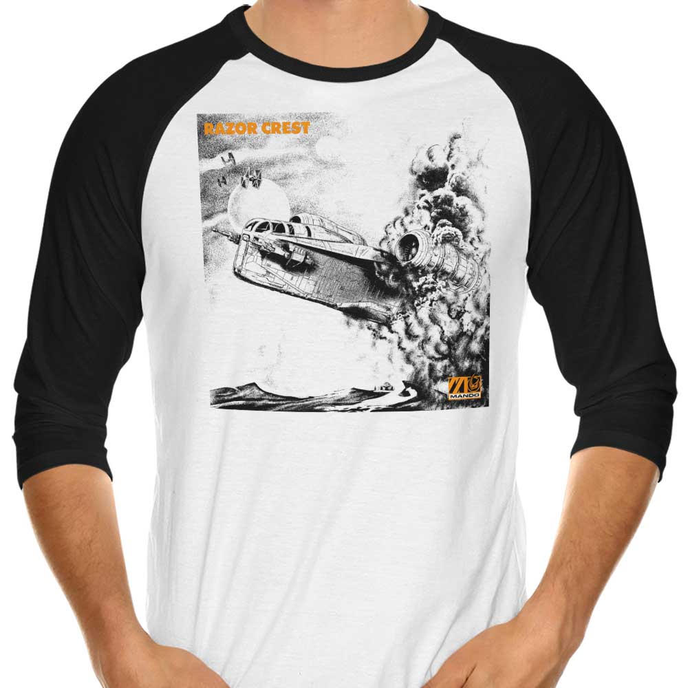 LED Crest 3/4 Sleeve Raglan - Adult & Kids T-Shirts, Sweatshirts & Hoodies apparel design preview 1