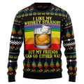 LGBT Whiskey Straight Ugly Christmas Sweater product image