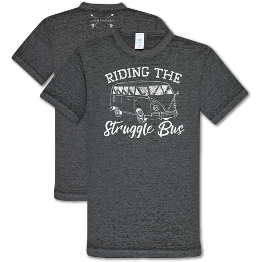 Southern Couture Lightheart Acid Wash Struggle Bus - Adult & Kids T-Shirts, Sweatshirts & Hoodies apparel design preview 1