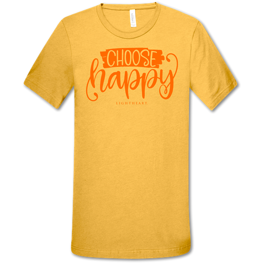 Southern Couture Lightheart Choose Happy Canvas - Adult & Kids T-Shirts, Sweatshirts & Hoodies apparel design preview 1