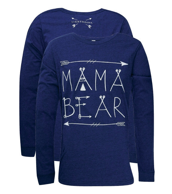 Southern Couture Lightheart Mama Bear Front Print - Adult & Kids T-Shirts, Sweatshirts & Hoodies apparel design preview 1