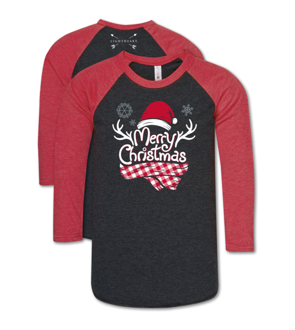Southern Couture Lightheart Christmas Scarf Holiday - Adult & Kids T-Shirts, Sweatshirts & Hoodies apparel design preview 1