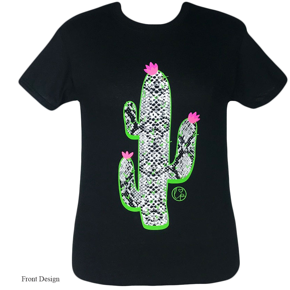 SALE Bjaxx Lilly Paige Snakeprint Cactus Girlie - Adult & Kids T-Shirts, Sweatshirts & Hoodies apparel design preview 1
