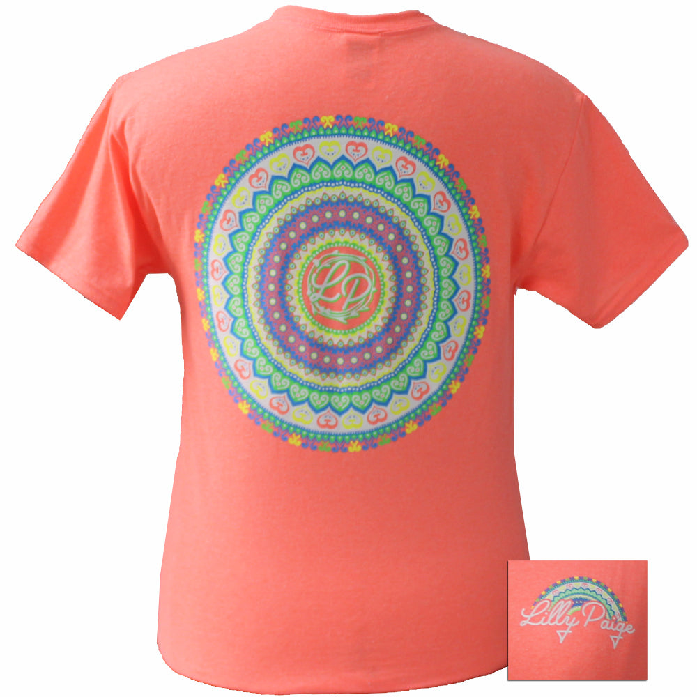SALE Bjaxx Lilly Paige Mandalla Heart Girlie Bright - Adult & Kids T-Shirts, Sweatshirts & Hoodies apparel design preview 1