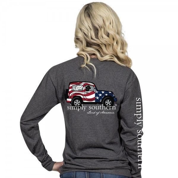 SALE Simply Southern Youth Preppy America - Adult & Kids T-Shirts, Sweatshirts & Hoodies apparel design preview 2