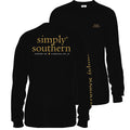 SALE Simply Southern Preppy Classic Logo Black - Adult & Kids T-Shirts, Sweatshirts & Hoodies apparel design preview 1