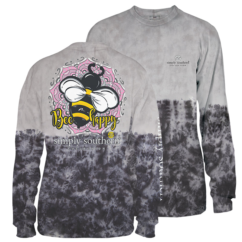 SALE Simply Southern Youth Preppy Bee Happy Smokey - Adult & Kids T-Shirts, Sweatshirts & Hoodies apparel design preview 1