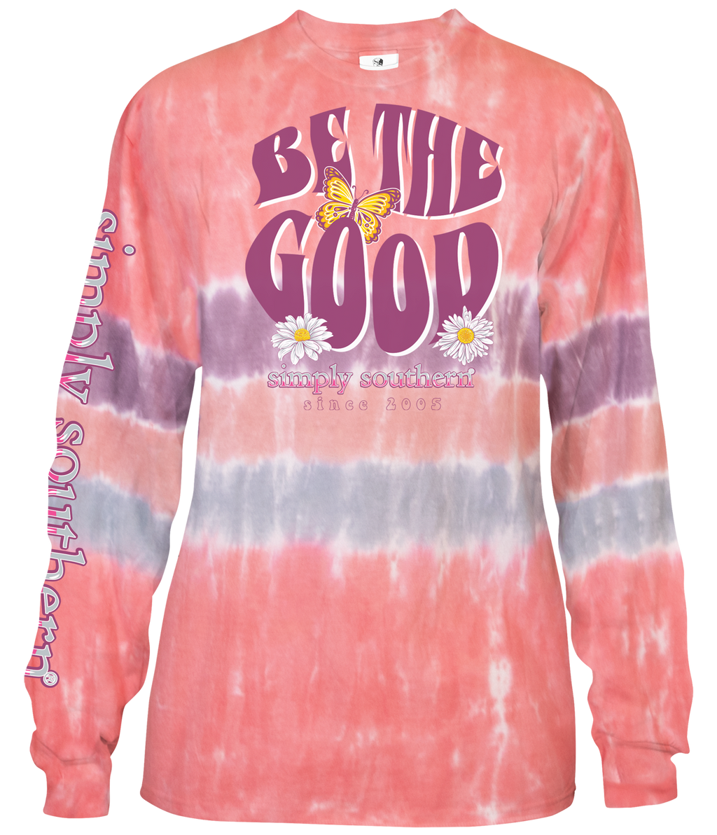 SALE Simply Southern Brave Butterfly Tie Dye - Adult & Kids T-Shirts, Sweatshirts & Hoodies apparel design preview 2