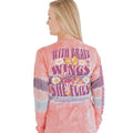 SALE Simply Southern Brave Butterfly Tie Dye - Adult & Kids T-Shirts, Sweatshirts & Hoodies apparel design preview 1