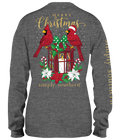 Simply Southern Merry Christmas Cardinal - Adult & Kids T-Shirts, Sweatshirts & Hoodies apparel design preview 1