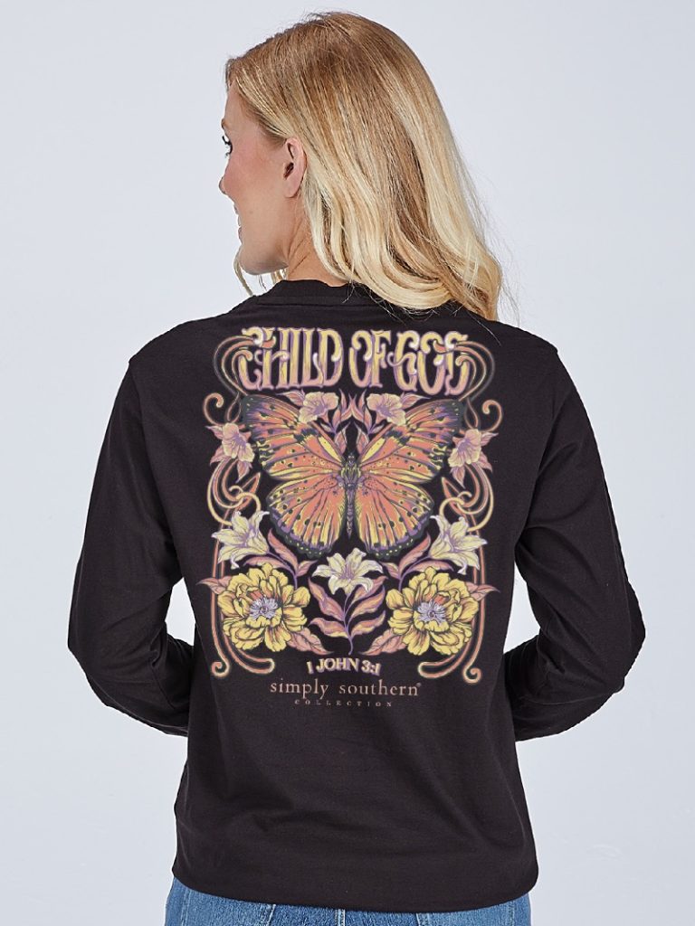 Simply Southern Child Of God - Adult & Kids T-Shirts, Sweatshirts & Hoodies apparel design preview 2