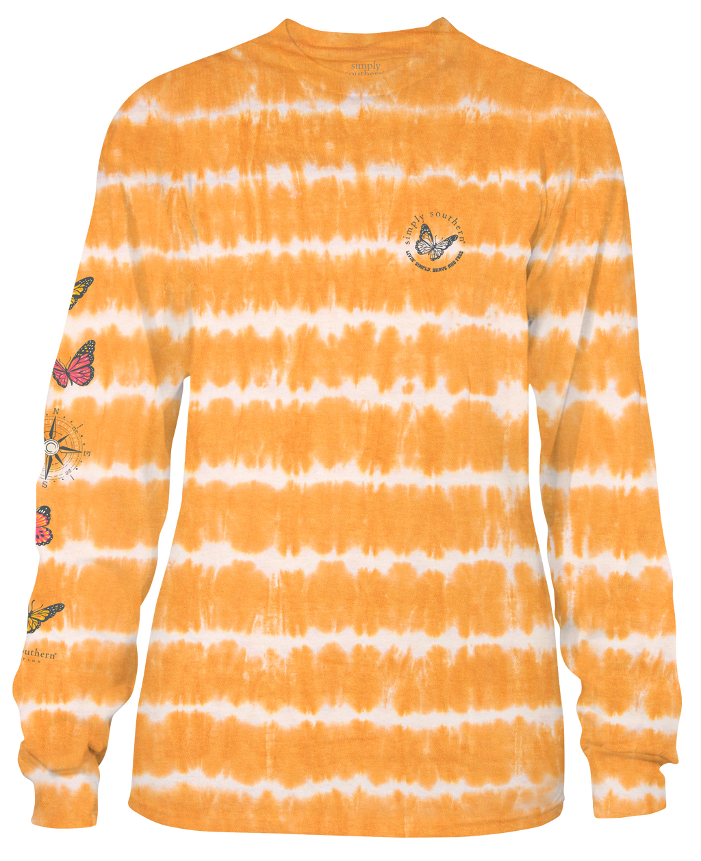 Simply Southern Faith Compass Tie Dye - Adult & Kids T-Shirts, Sweatshirts & Hoodies apparel design preview 2