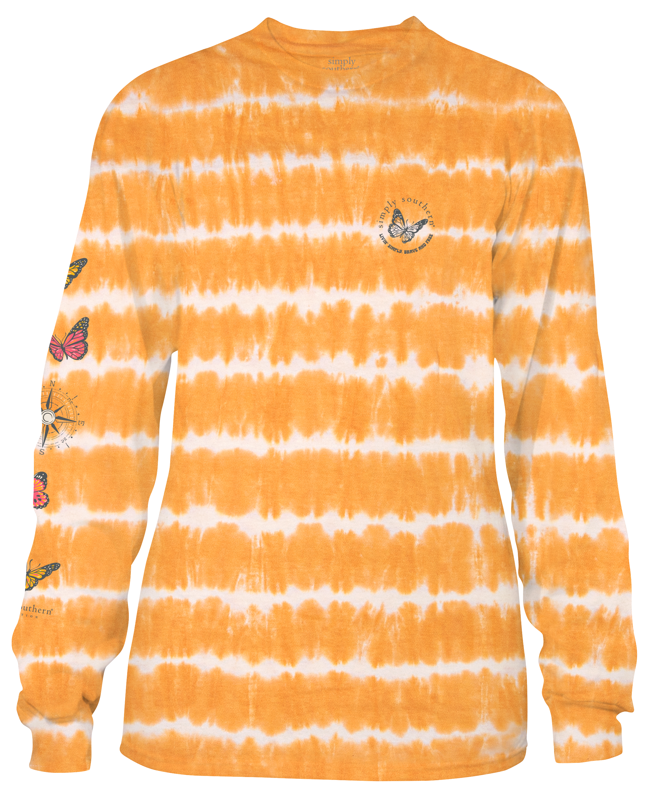 Simply Southern Faith Compass Tie Dye - Adult & Kids T-Shirts, Sweatshirts & Hoodies apparel design preview 2