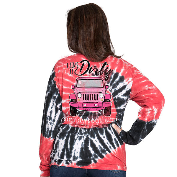 SALE Youth Simply Southern Dirty Hurricane Tie Dye - Adult & Kids T-Shirts, Sweatshirts & Hoodies apparel design preview 2