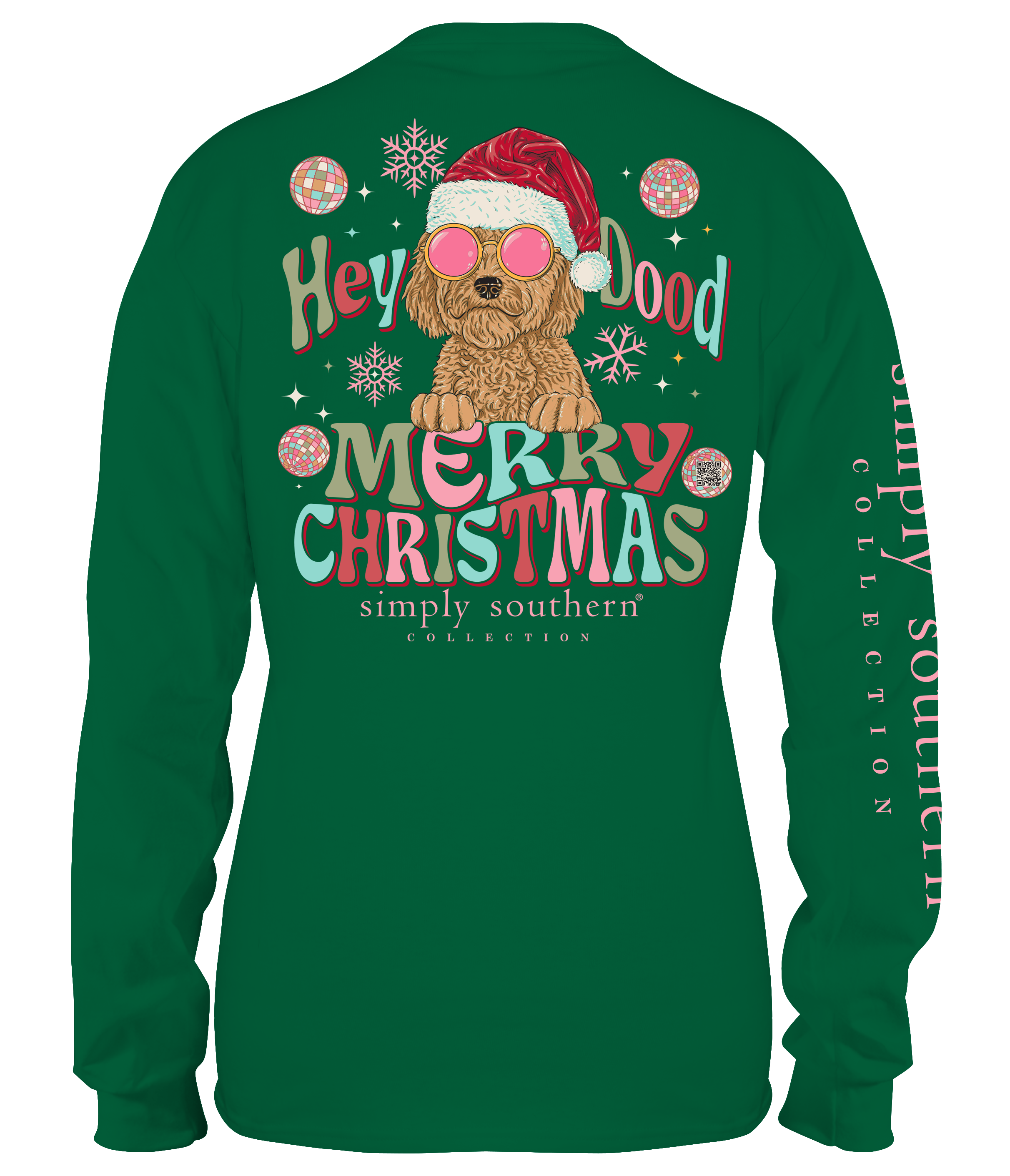 Simply Southern Hey Dood Dog Holiday - Adult & Kids T-Shirts, Sweatshirts & Hoodies apparel design preview 1