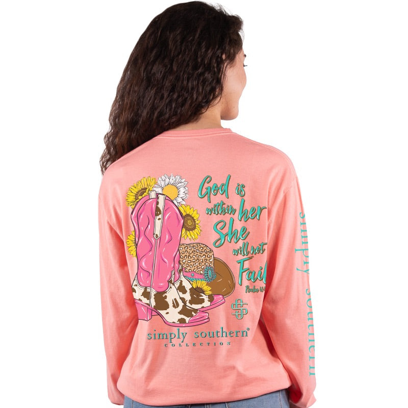 SALE Simply Southern Will Not Fail Boots - Adult & Kids T-Shirts, Sweatshirts & Hoodies apparel design preview 1