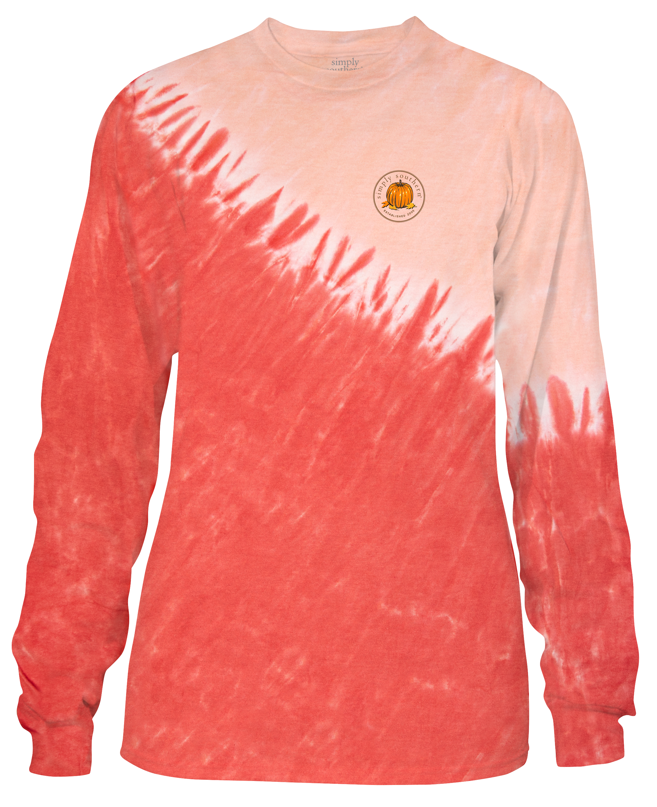 SALE Simply Southern Hello Fall Pumpkins Tie Dye - Adult & Kids T-Shirts, Sweatshirts & Hoodies apparel design preview 2