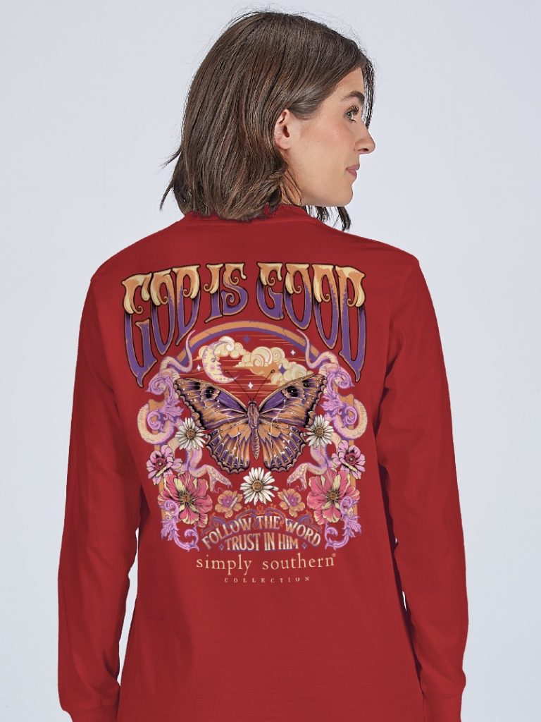 Simply Southern God Is Good Follow - Adult & Kids T-Shirts, Sweatshirts & Hoodies apparel design preview 2