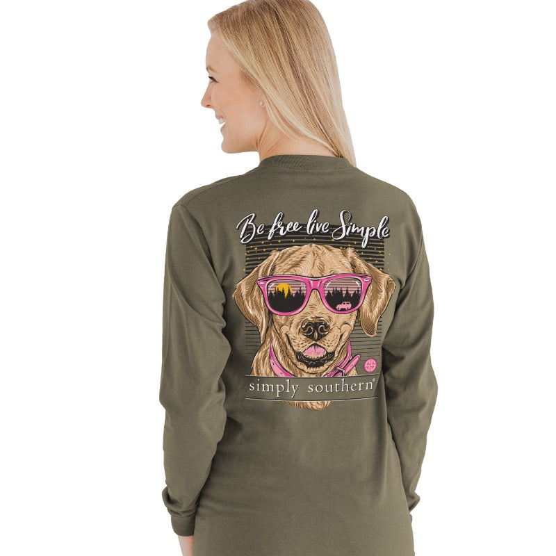 SALE Simply Southern Be Free Live Simple Dog - Adult & Kids T-Shirts, Sweatshirts & Hoodies apparel design preview 1