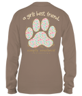 Simply Southern Best Friend Paw - Adult & Kids T-Shirts, Sweatshirts & Hoodies apparel design preview 1